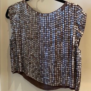 Sequin Disco Top